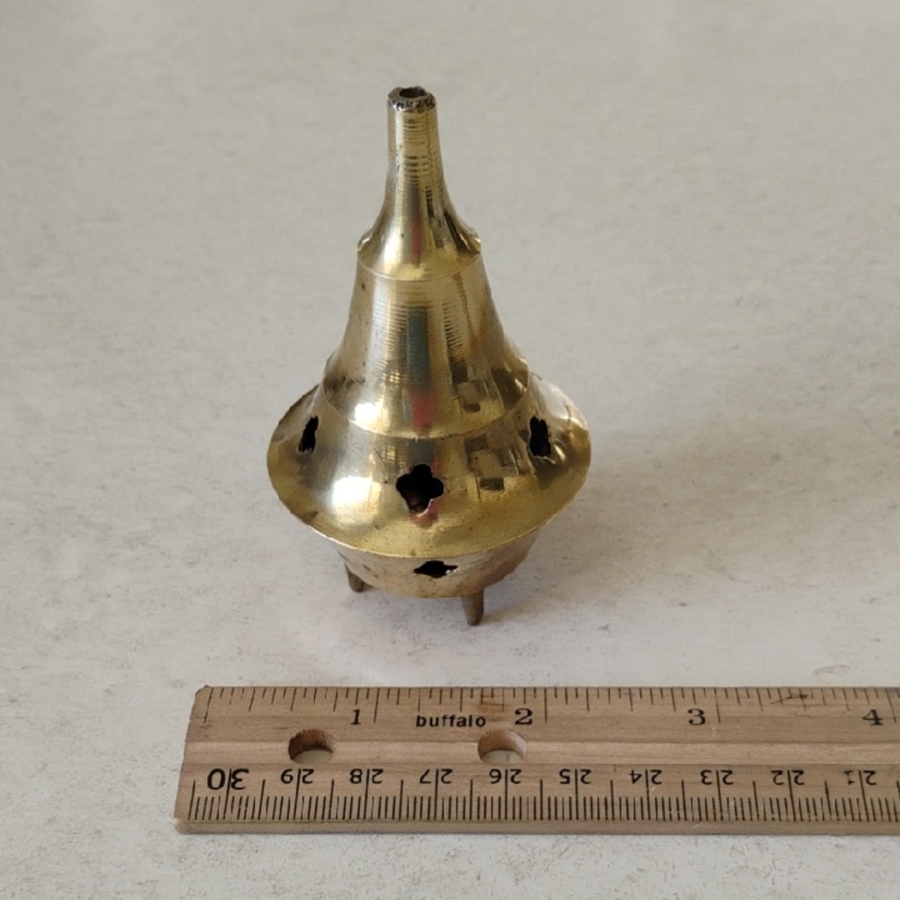 Elegant Gold Incense Holder